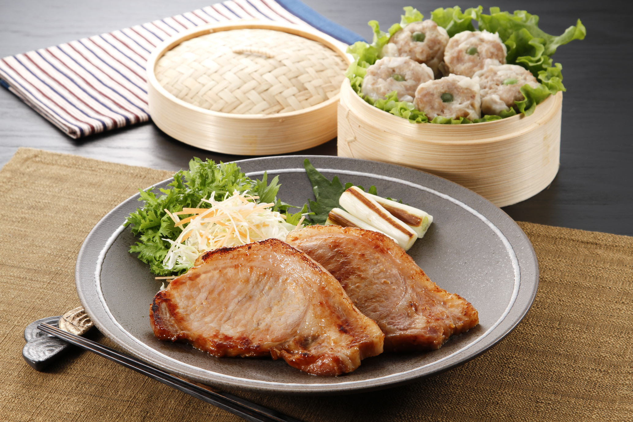 下仁田ポーク　豚ロースもろみ味噌漬け／しもにた肉焼売