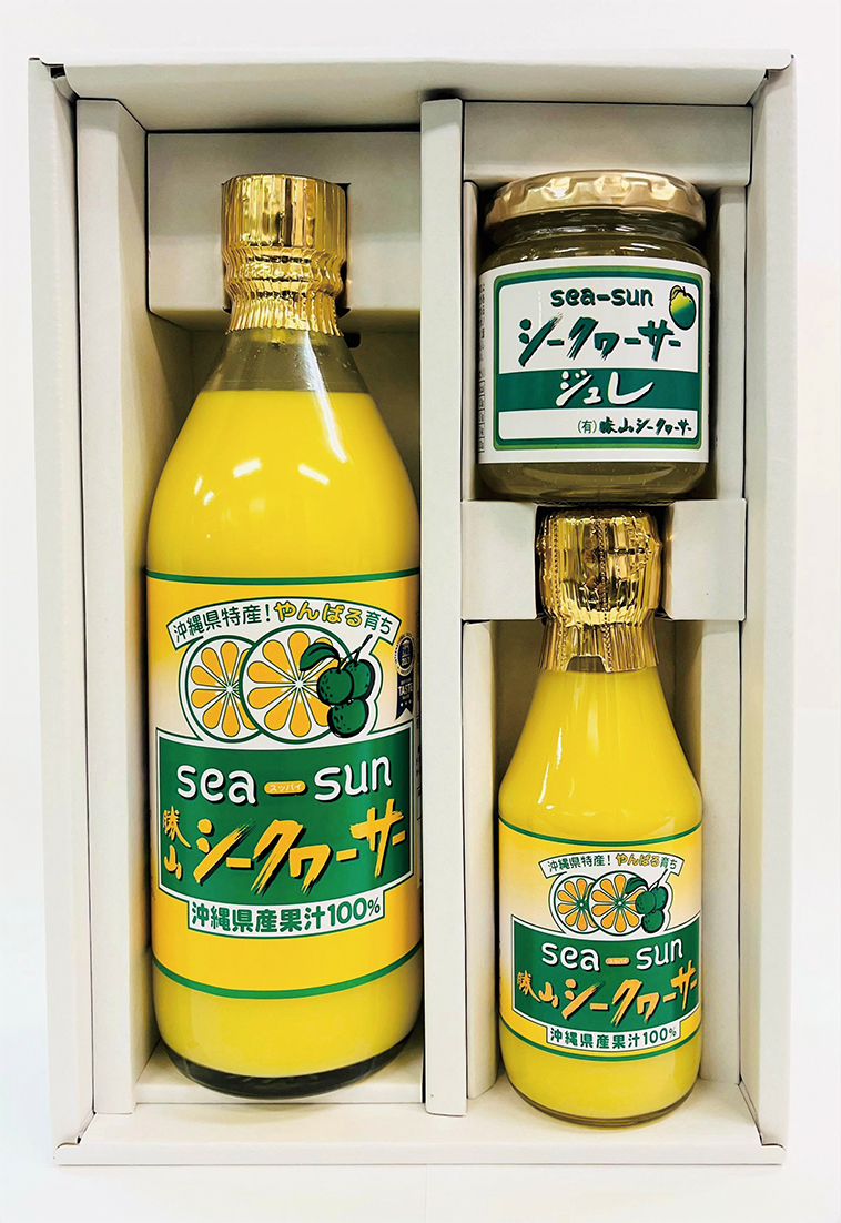 果汁＆シークヮーサージュレ　沖縄県産
